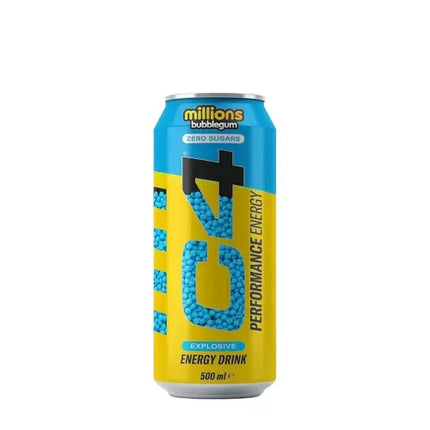 Cellucor C4 Performance Energy Carbonated RTD 12x500ml Millions Bubblegum