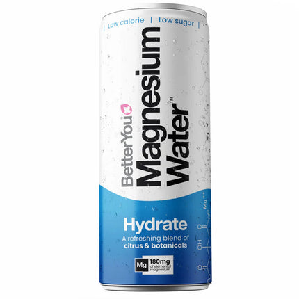 BetterYou Magnesium Water Hydrate 12x250ml Citrus & Botanicals