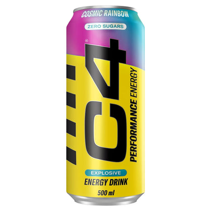 Cellucor C4 Performance Energy Carbonated RTD 12x500ml Cosmic Rainbow