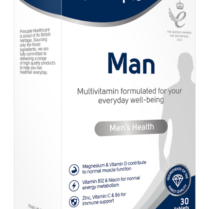 Principle Man Men's Health Multivitamin (30 tablets)