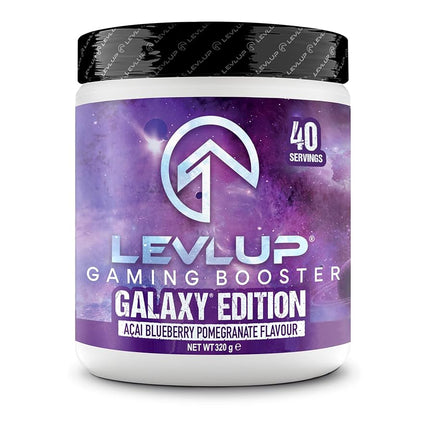 LevlUp Galaxy Edition Acai Blueberry & Pomegranate Flavour Gaming Booster 320g