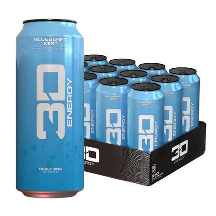 3D Energy Drink 12x473ml Blue - Blueberry Mist