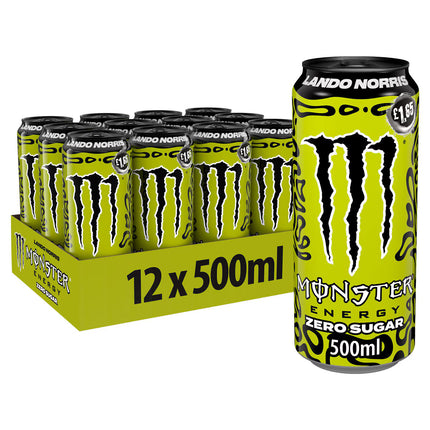 Monster Energy Zero Sugar 12x500ml Lando Norris
