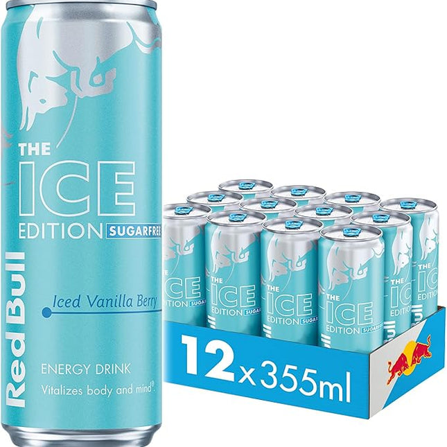 Red Bull Sugar Free 12x355ml Iced Vanilla Berry