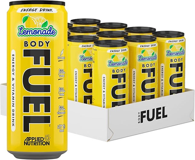 Applied Nutrition Body Fuel Energy Can 12x330ml Lemonade