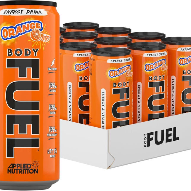 Applied Nutrition Body Fuel Energy Can 12x330ml Orange