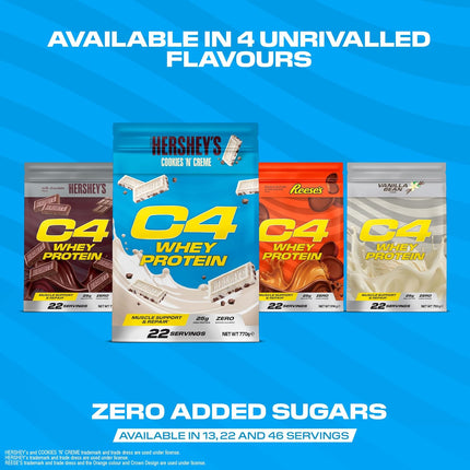 Cellucor C4 Whey Protein 770g Hershey's Cookies & Cream