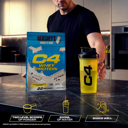Cellucor C4 Whey Protein 770g Hershey's Cookies & Cream