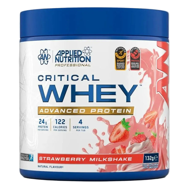 Applied Nutrition Critical Whey Protein 132g Strawberry Milkshake
