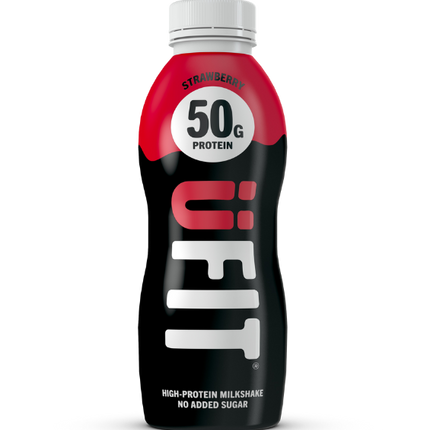 STRAWBERRY 50G PROTEIN MILKSHAKE - 8x500ML