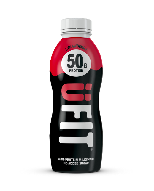 STRAWBERRY 50G PROTEIN MILKSHAKE - 8x500ML