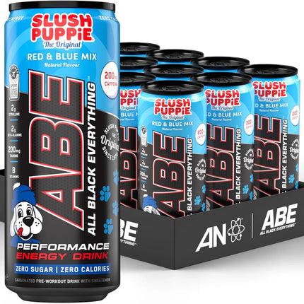 Applied Nutrition ABE (All Black Everything) Carbonated Can 12x330ml Slush Puppie
