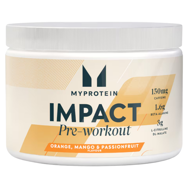 MyProtein Orange Mango & Passionfruit Impact Pre-Workout 150g