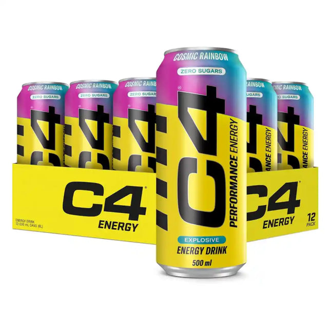Cellucor C4 Performance Energy Carbonated RTD 12x500ml Cosmic Rainbow