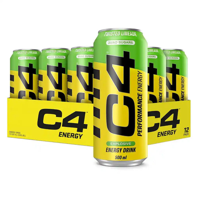 Cellucor C4 Performance Energy Carbonated RTD 12x500ml Twisted Limeade