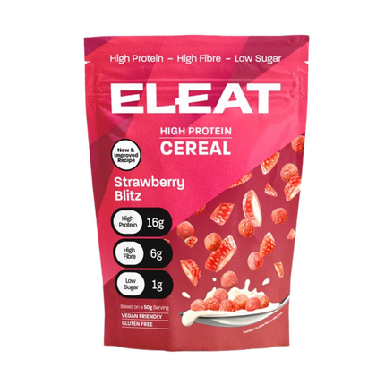 ELEAT Strawberry Flavour High Protein Cereal 250g  - Case of 5