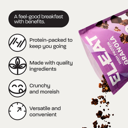 ELEAT Dark Chocolate Protein Granola 300g - Case of 5