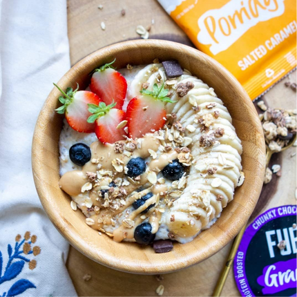 Fuel10k Salted Caramel Porridge Sachets - 10 x 36g Sachets
