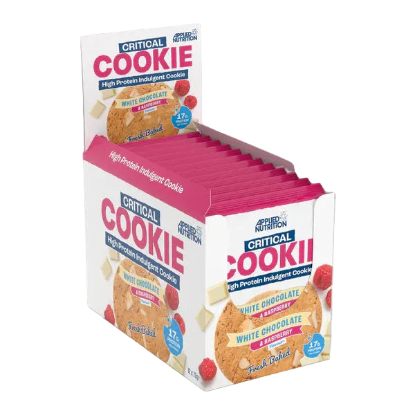Applied Nutrition Critical Cookie 12x73g White Chocolate & Raspberry