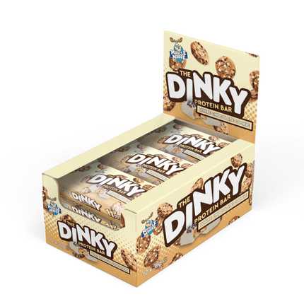 Muscle Moose The Dinky Protein Bar White Chocolate Cookie Flavour Bar 35g - Case of 12