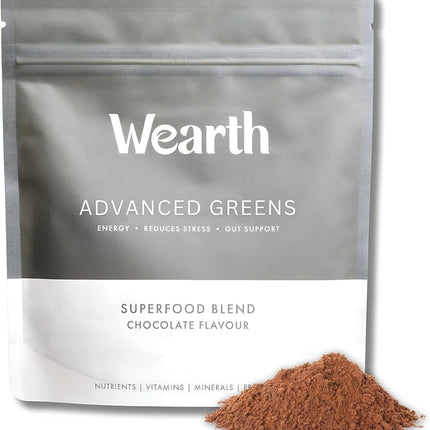 Wearth Advanced Greens Superfood Blend Chocolate Flavour 150g