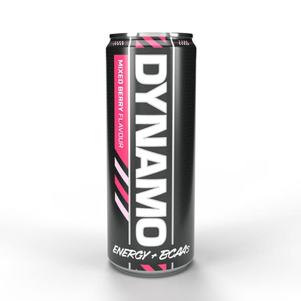 Protein Dynamix Dynamo Mixed Berry Energy Drink 330ml - Case of 12