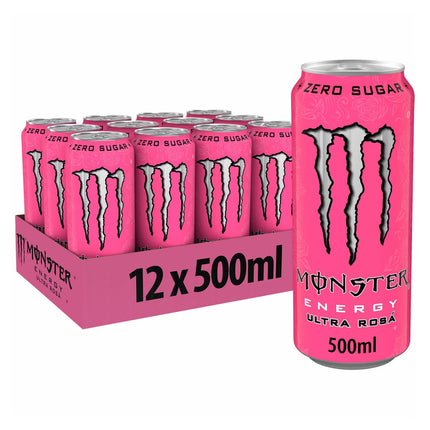 Monster Energy Zero Sugar 12x500ml Ultra Rosa