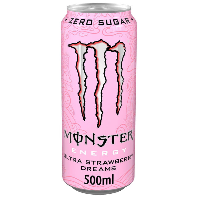Monster Energy Zero Sugar 12x500ml Ultra Strawberry Dreams