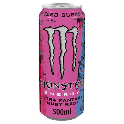 Monster Energy Zero Sugar 12x500ml Fantasy Ruby Red