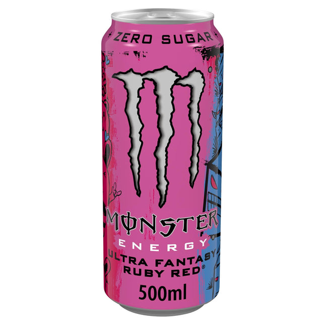 Monster Energy Zero Sugar 12x500ml Fantasy Ruby Red