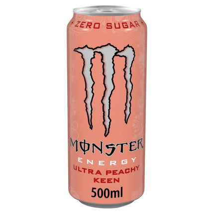 Monster Energy Zero Sugar 12x500ml Ultra Peachy Keen