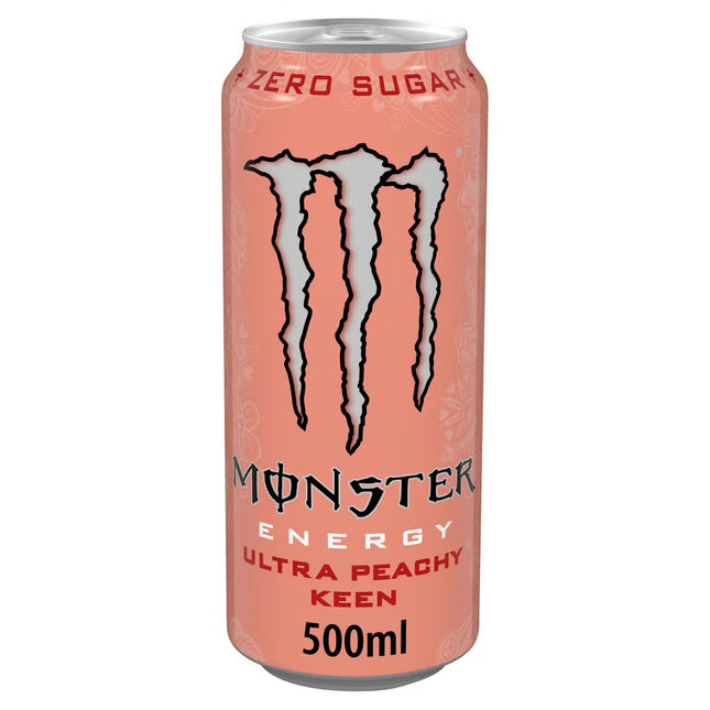 Monster Energy Zero Sugar 12x500ml Ultra Peachy Keen