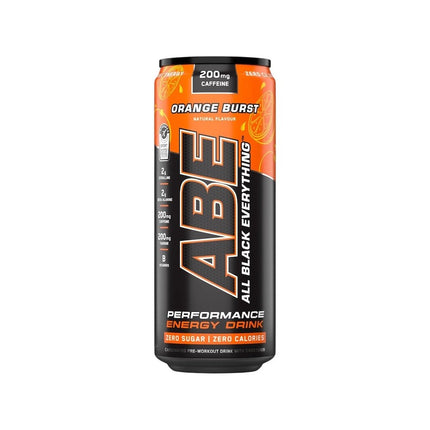 Applied Nutrition ABE (All Black Everything) Carbonated Can 12x330ml Orange Burst