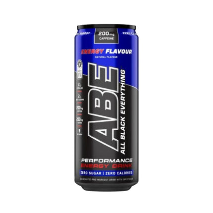 Applied Nutrition ABE (All Black Everything) Carbonated Can 12x330ml Energy
