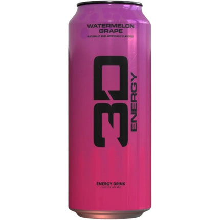 3D Energy Drink 12x473ml 12x473ml Purple Watermelon Grape