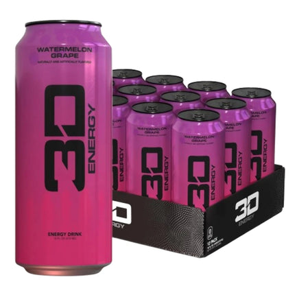 3D Energy Drink 12x473ml 12x473ml Purple Watermelon Grape