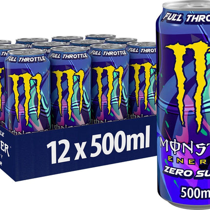 Monster Energy Zero Sugar 12x500ml Full Throttle