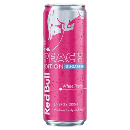 Red Bull Sugar Free 12x355ml White Peach